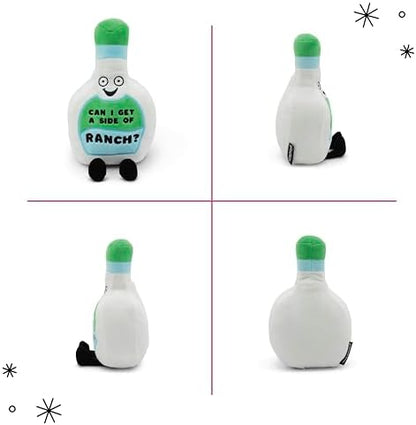 Punchkins “Can I Get a Side of Ranch?” Ranch Bottle Plush Toy – Funny Food Plushie Stuffed Animal, Soft 6″ Cute Novelty Gift for Kids & Adults|B0G72P2TLP